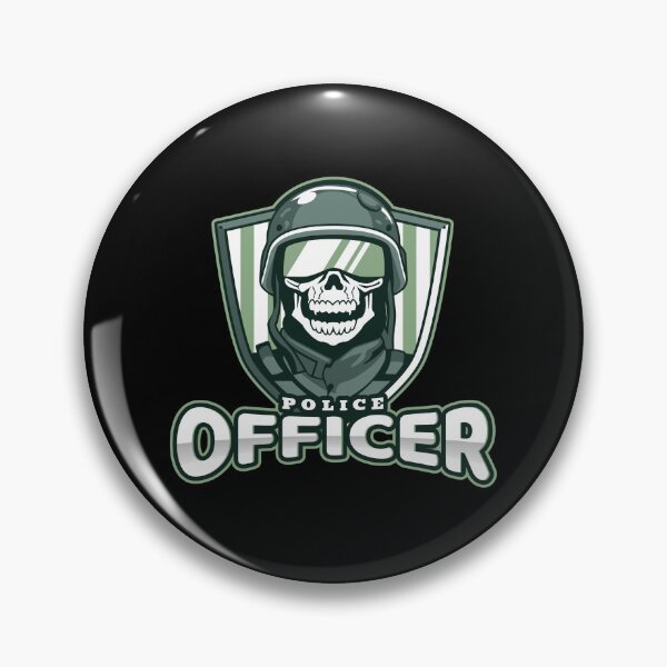 Item preview, Police Officer Design with Brave Soldier designed and sold by PRIVARSHU.