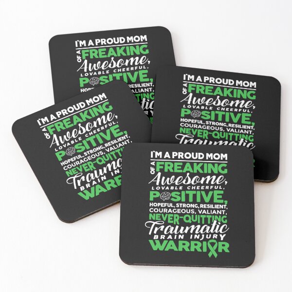 Item preview, A Proud Mom Traumatic Brain Injury Gift for a TBI Warrior designed and sold by Dentapaint.