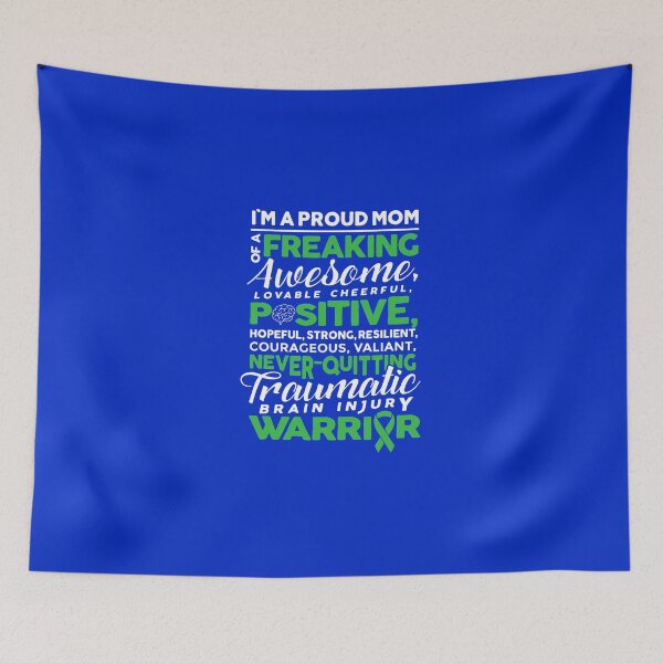Item preview, A Proud Mom Traumatic Brain Injury Gift for a TBI Warrior designed and sold by Dentapaint.