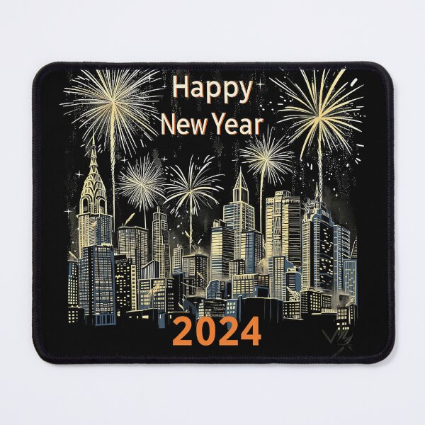 Item preview, Happy New Year 2024 Celebration Holiday designed and sold by emaga.
