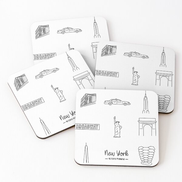 Item preview, New York favorites  designed and sold by Erin Drazdzinski.