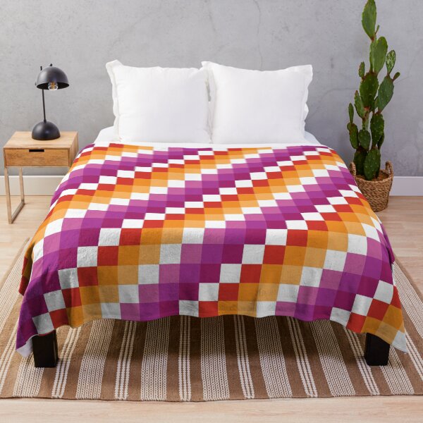 Item preview, Lesbian Pride Checker Pattern designed and sold by LaLunaWinters.