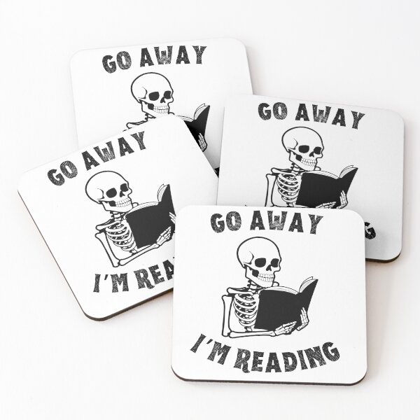 Item preview, Go Away I'm Reading designed and sold by ZingAndPep.