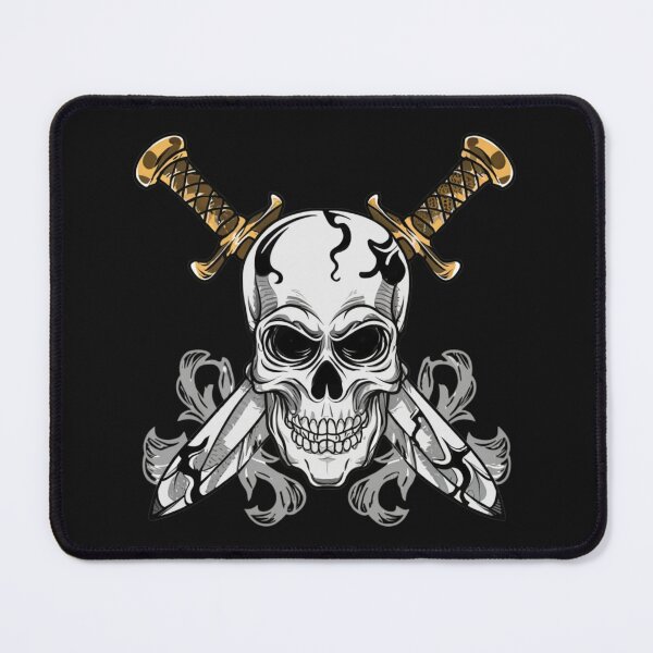 Item preview, American Traditional Viking Skeleton Tattoo designed and sold by Goku Creations.