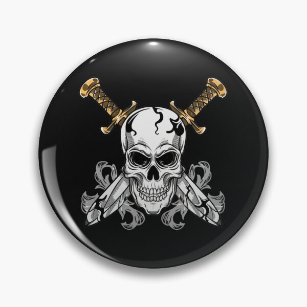 Item preview, American Traditional Viking Skeleton Tattoo designed and sold by Goku Creations.