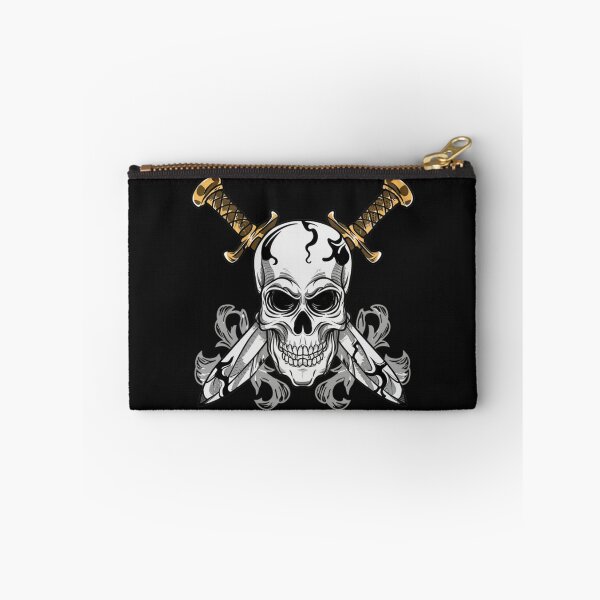 Item preview, American Traditional Viking Skeleton Tattoo designed and sold by Goku Creations.