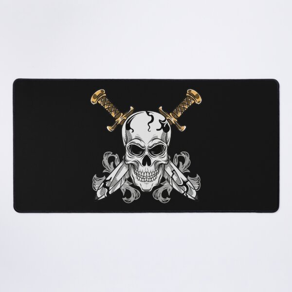 Item preview, American Traditional Viking Skeleton Tattoo designed and sold by Goku Creations.