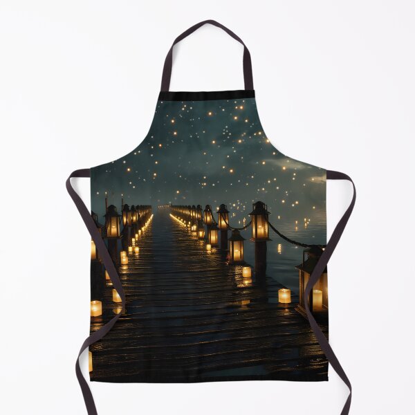 Item preview, Starry Embrace by the Pier designed and sold by AI-Only Creations.
