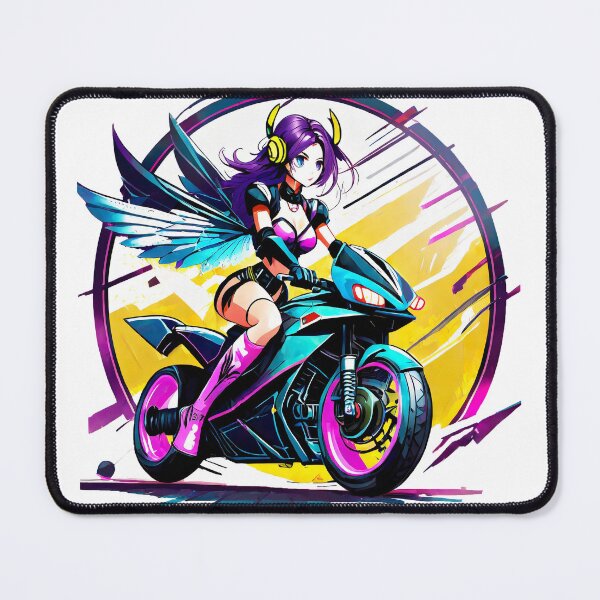 Item preview, Fairy on a Motorcycle designed and sold by BADESIGNZZ.