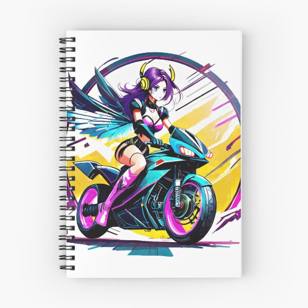 Item preview, Fairy on a Motorcycle designed and sold by BADESIGNZZ.