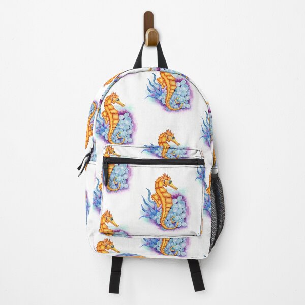Item preview, Orange seahorse designed and sold by PurpleKimArt.