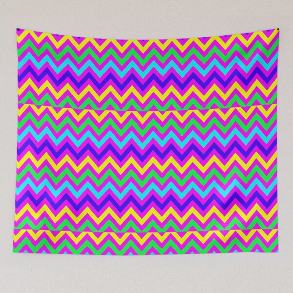 Item preview,   Funky Zig Zag Retro Flare psychedelic  Comforter designed and sold by LLdreams.