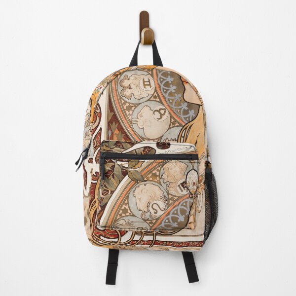 Item preview, Earth tones art nouveau wall art, gift for artsy friends and family designed and sold by FunnyFamlyFun.