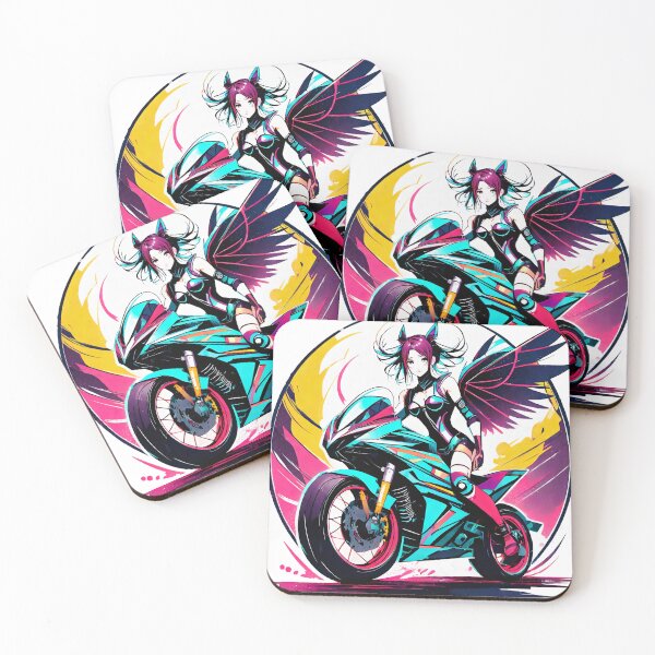 Item preview, Fairy riding a Motorcycle designed and sold by BADESIGNZZ.