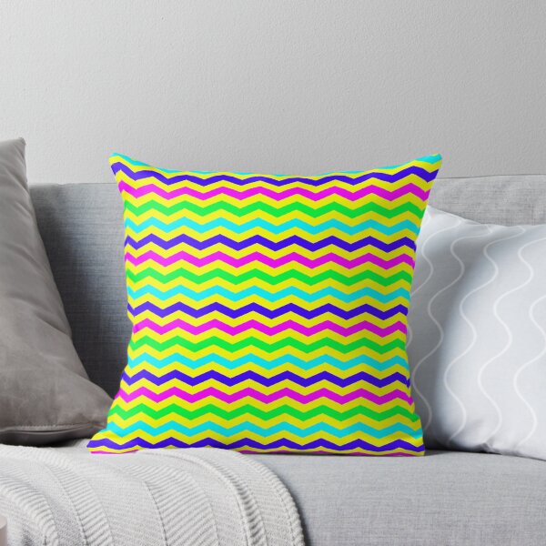Item preview,  Funky Zig Zag Retro Flare psychedelic  Comforter designed and sold by LLdreams.