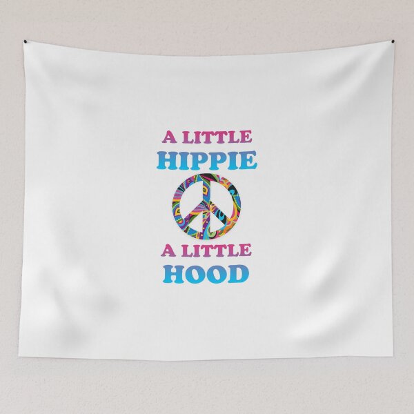 Item preview, A Little Hippie A Little Hood Vintage Style Peace Symbol designed and sold by Dentapaint.