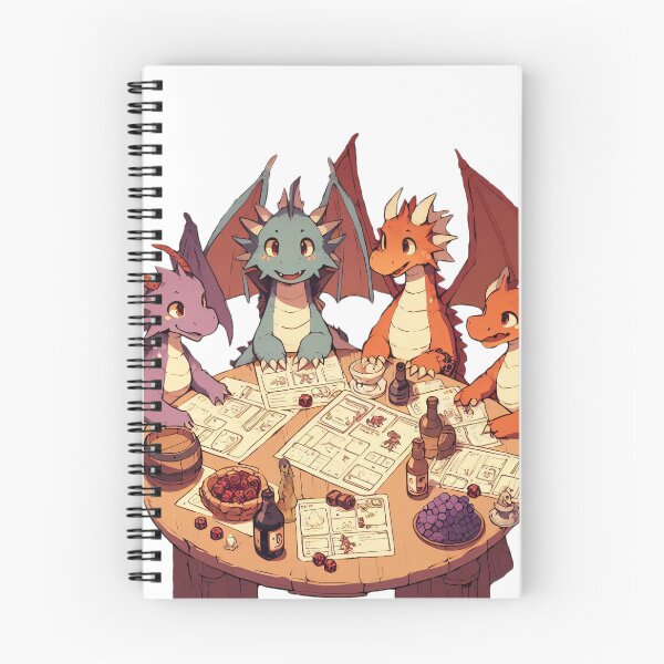 Item preview, Dragons playing DnD designed and sold by dragongf.