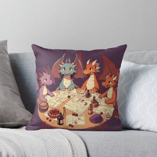 Item preview, Dragons playing DnD designed and sold by dragongf.
