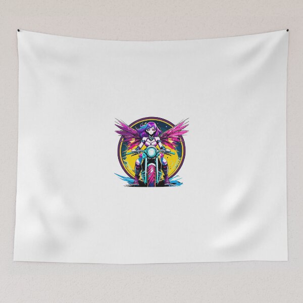 Item preview, Fairy on her Motorcycle designed and sold by BADESIGNZZ.