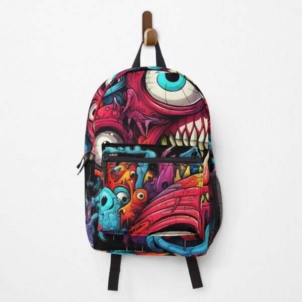 Artikelvorschau, Smile Bad Trip, Creature Designs, Acid Smile, Psychedelic Fashion, Acid Puppet, Trippy Styles, Funny Monster entworfen und verkauft von psytrancedesign.