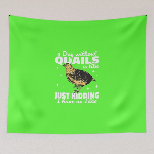 Item preview, a Day without quails hunting and quail breeding quail man designed and sold by Dentapaint.
