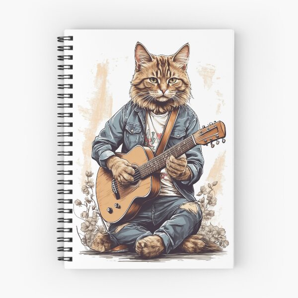 Item preview, Cat Playing guitar No.2 designed and sold by Ryslissa.