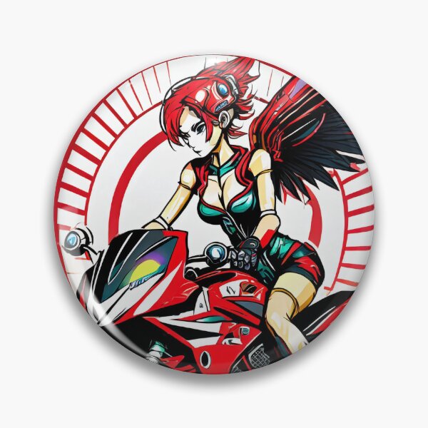 Item preview, Little red riding hood on a motorcycle designed and sold by BADESIGNZZ.