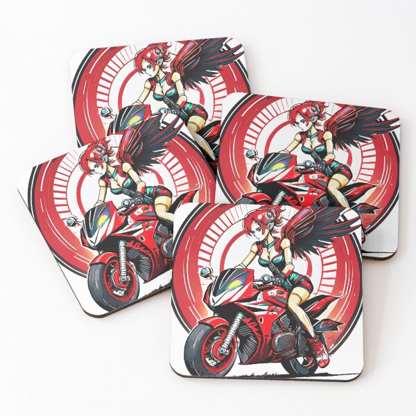 Item preview, Little red riding hood on a motorcycle designed and sold by BADESIGNZZ.