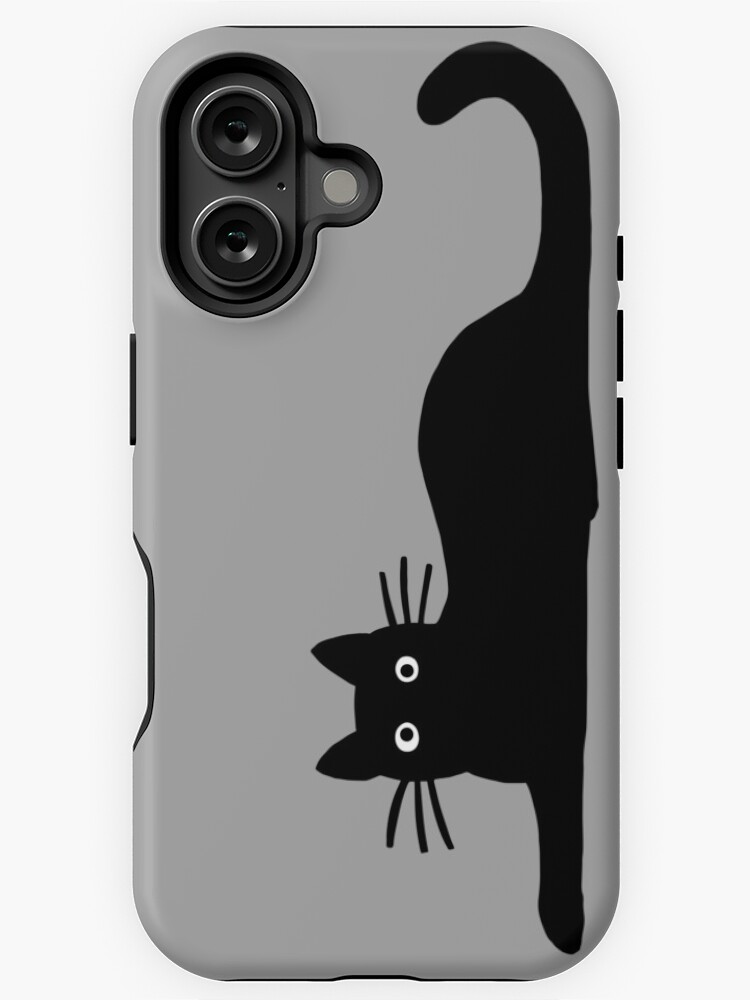 Thumbnail 1 of 4, iPhone Case, Black Cat designed and sold by ShortCoffee.