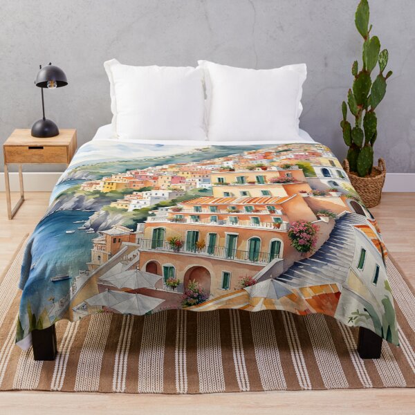Item preview, Positano: Watercolor Charm Along Italy's Amalfi Coast designed and sold by LSVart.