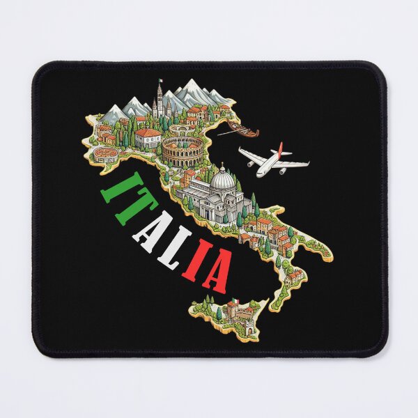 Item preview, Italy Map designed and sold by rwstamp.