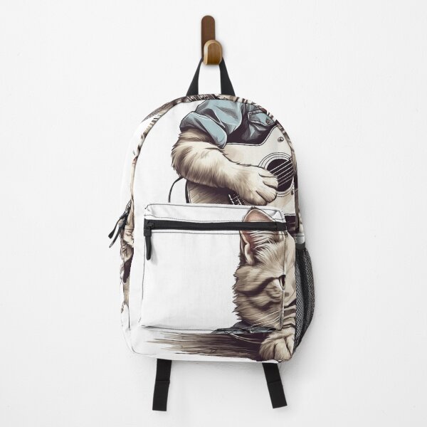 Item preview, Cat playing guitar No.3 designed and sold by Ryslissa.