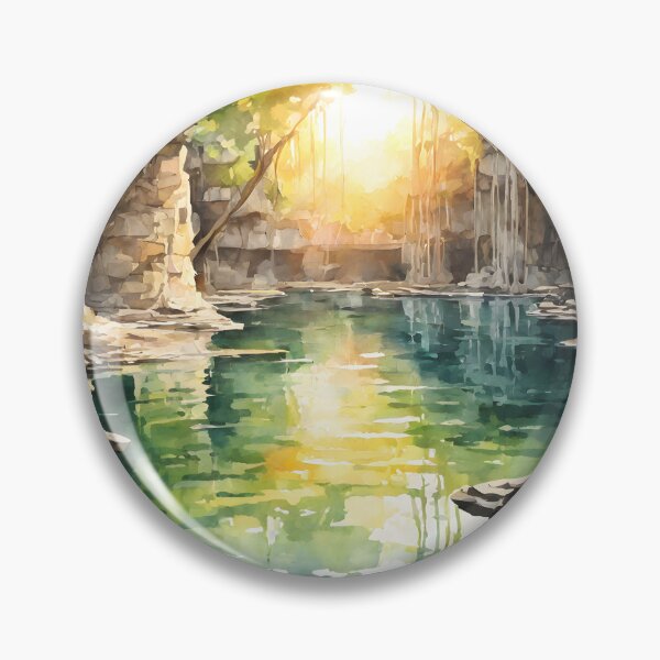Item preview, Mexican Magic: Dzitnup Cenote's Sunset Serenity  designed and sold by LSVart.
