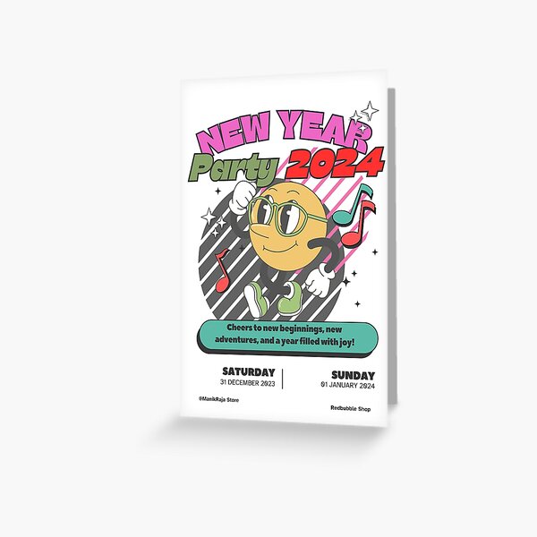 Item preview, new year party 2024 designed and sold by ManikRaja.