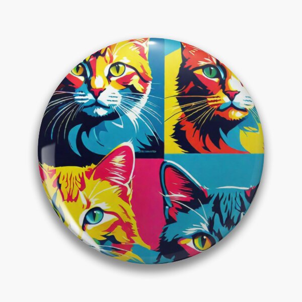 Item preview, Cats pop art style designed and sold by Toms Tee.