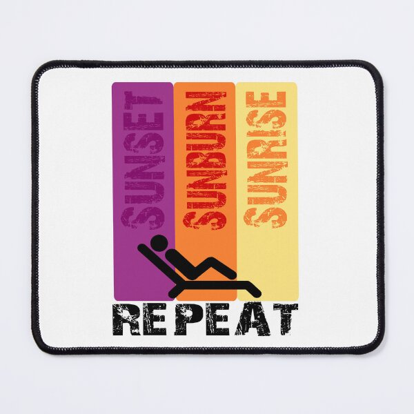 Item preview, sunrise sunburn sunset repeat designed and sold by Colorfulman.