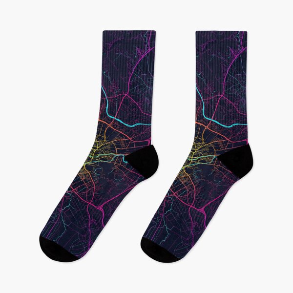 Item preview, Ljubljana City Map of Slovenia - Neon designed and sold by deMAP.