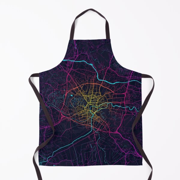 Item preview, Ljubljana City Map of Slovenia - Neon designed and sold by deMAP.