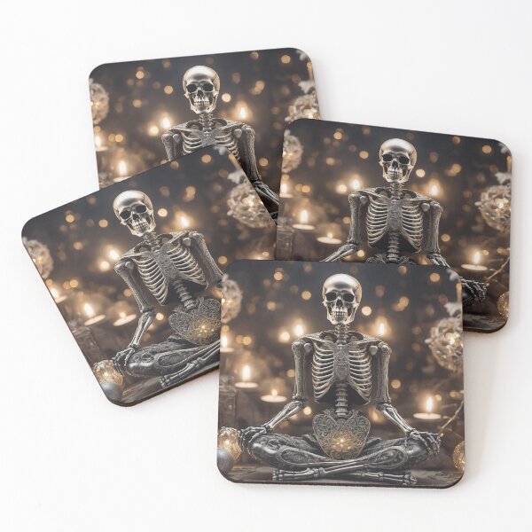 Item preview, Meditating Skeleton designed and sold by Bunmigraphics .