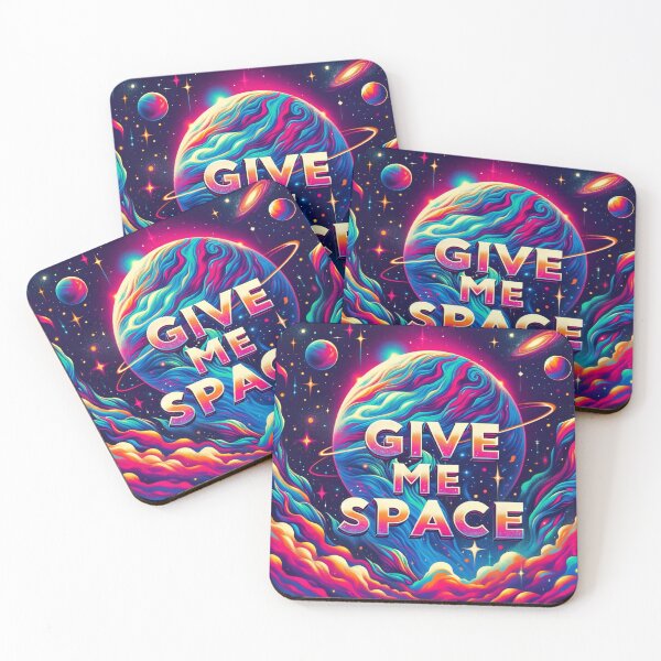 Item preview, Give Me Space: A Vibrant Plea for Serenity designed and sold by ArtComixHaven.
