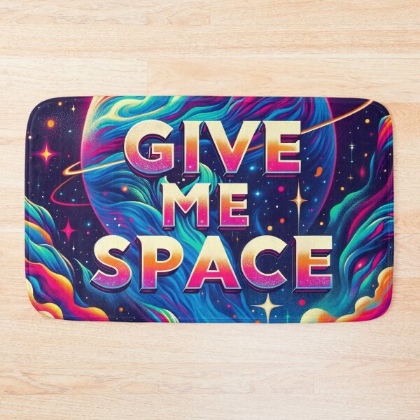 Item preview, Give Me Space: A Vibrant Plea for Serenity designed and sold by ArtComixHaven.