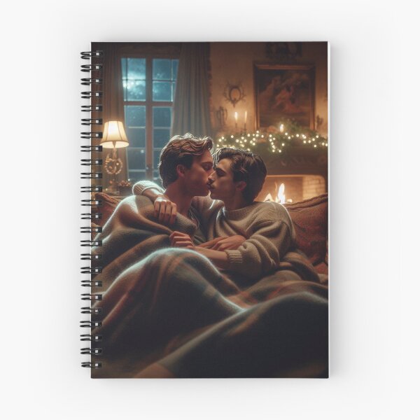 Item preview, Elio Perlman and Oliver snuggling CMBYN designed and sold by cmbynjournal.