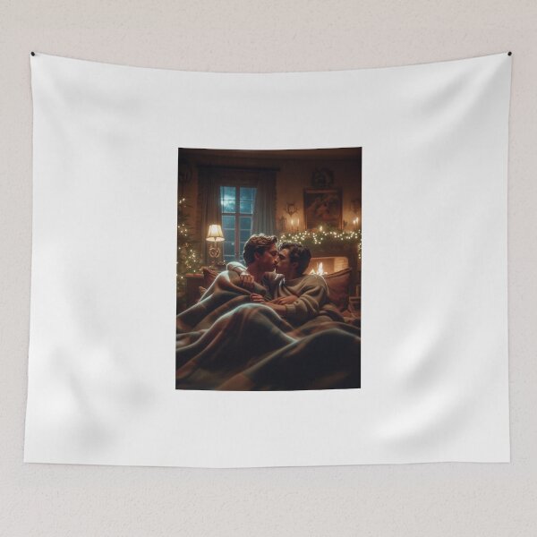 Item preview, Elio Perlman and Oliver snuggling CMBYN designed and sold by cmbynjournal.