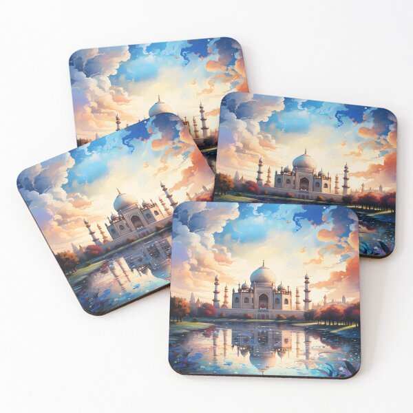 Item preview, Taj Mahal Colorful Poster designed and sold by LynZorHome.