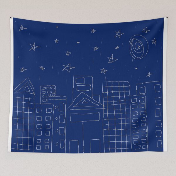 Item preview, una noche estrellada en la ciudad designed and sold by ArtKar.