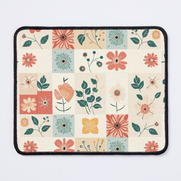 Item preview, flowers with squares designed and sold by porbenjaporn.