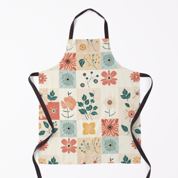 Item preview, flowers with squares designed and sold by porbenjaporn.