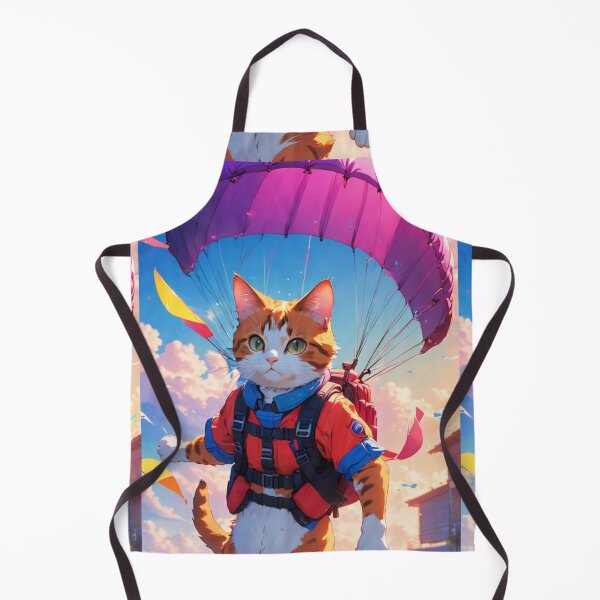 Item preview, Parachuting Cat designed and sold by Bunmigraphics .