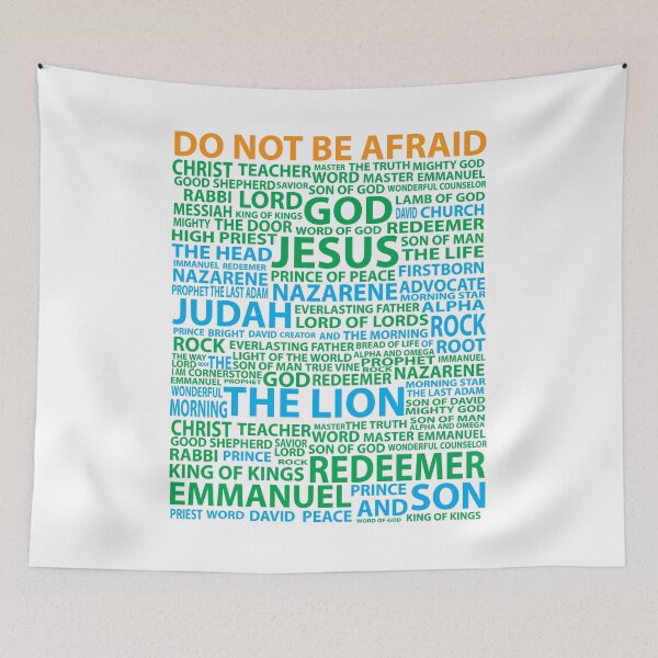 Item preview, Jesus' Revered Titles Mural designed and sold by clevercraft58.
