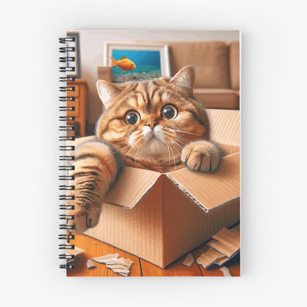 Item preview, Cat in a box designed and sold by 02am.